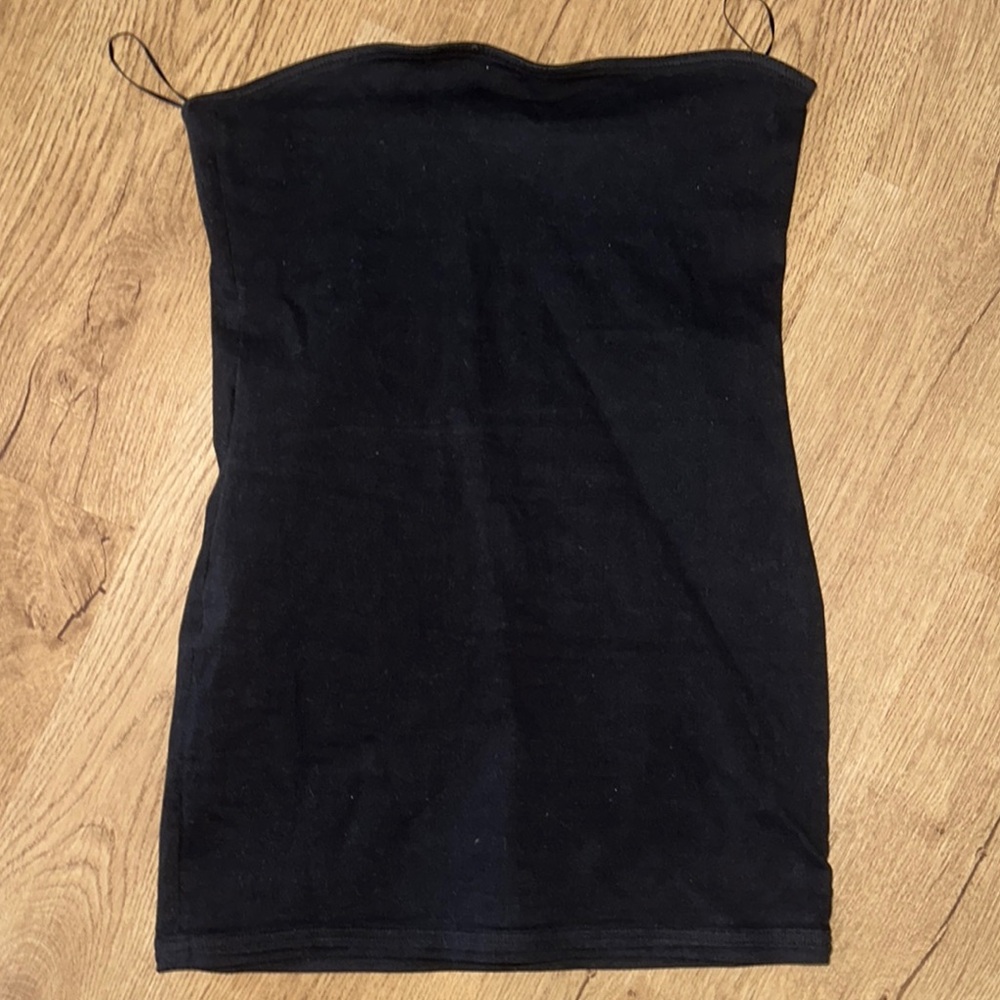 Zara Black Strapless Dress